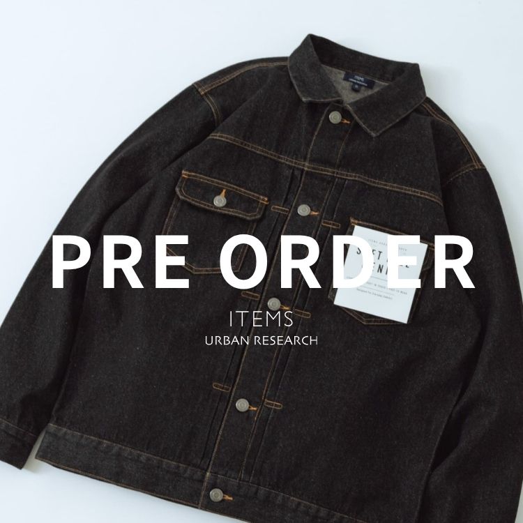 ITEMS URBAN RESEARCH�i�A�C�e���Y �A�[�o�����T�[�`�j�̃V���b�v�j���[�X�u�yPRE ORDER�z�ЂƑ���Ƀ`�F�b�N�������A�V��A�C�e���v