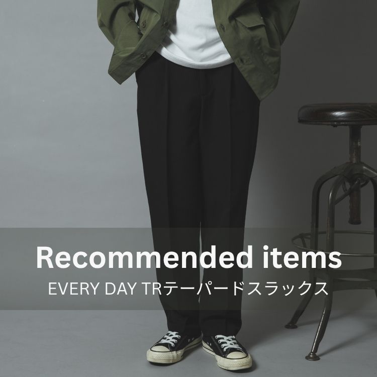 ITEMS URBAN RESEARCH�i�A�C�e���Y �A�[�o�����T�[�`�j�̃V���b�v�j���[�X�u�yNEW IN�z�����O�Z���[��EVERY DAY TR�e�[�p�[�h�X���b�N�X�����N���B�v