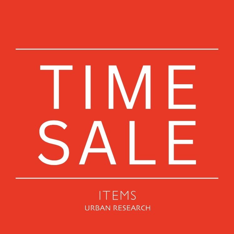 ITEMS URBAN RESEARCH�i�A�C�e���Y �A�[�o�����T�[�`�j�̃V���b�v�j���[�X�u�y�{���X�^�[�g�z���Ԍ���^�C���Z�[���J�Ò��I�v
