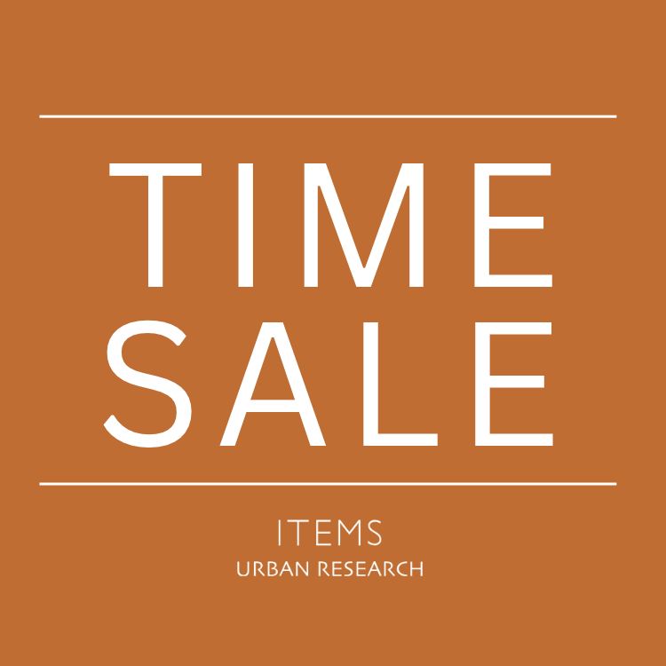 ITEMS URBAN RESEARCH�i�A�C�e���Y �A�[�o�����T�[�`�j�̃V���b�v�j���[�X�u�y�{���X�^�[�g�z���Ԍ���^�C���Z�[���J�Ò��I�v