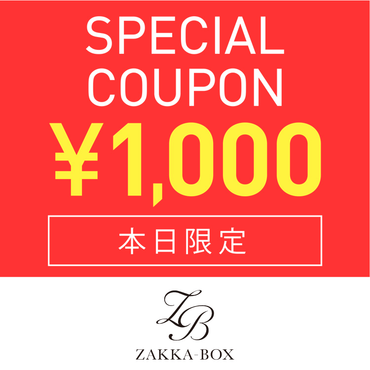 ZAKKA-BOX�i�U�b�J�{�b�N�X�j�̃V���b�v�j���[�X�u�y���������I�z1,000�~OFF�N�[�|���v���[���g�I�v