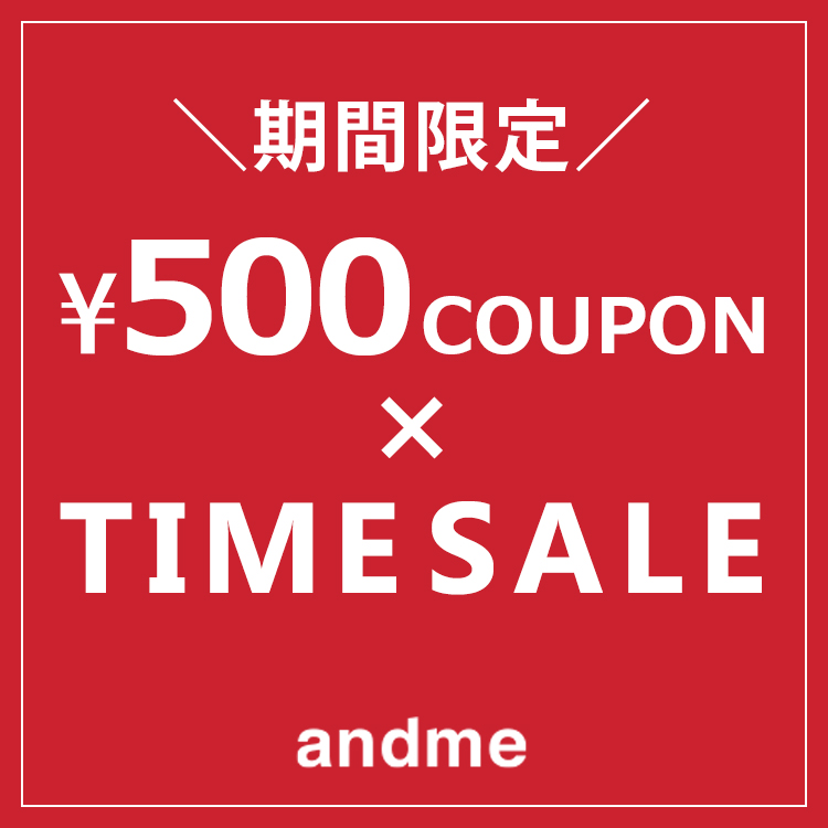 andme�i�A���h�~�[�j�̃V���b�v�j���[�X�u �y���Ԍ���z�^�C���Z�[������500�N�[�|���z�z���I�v