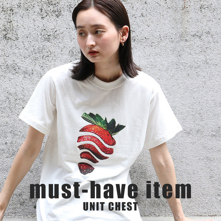 UNIT CHEST】unique unisex T-shirt VTFAコラボT ”SAFETY PIN