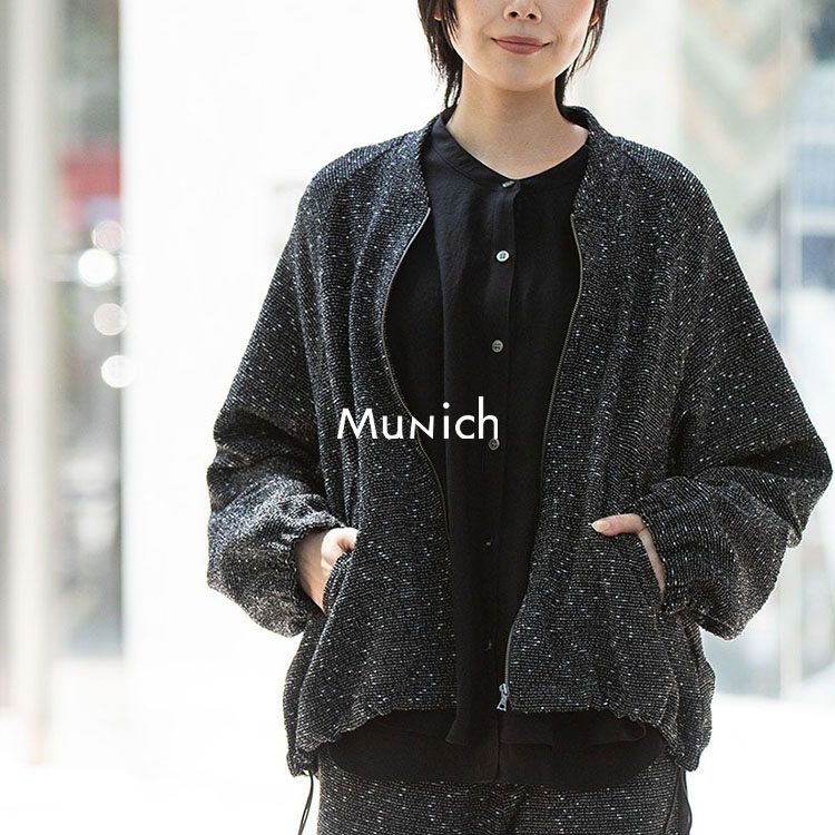Munich ミューニックブルゾン ネイビー Munich｜ミューニックのブルゾン通販 - ZOZOTOWN