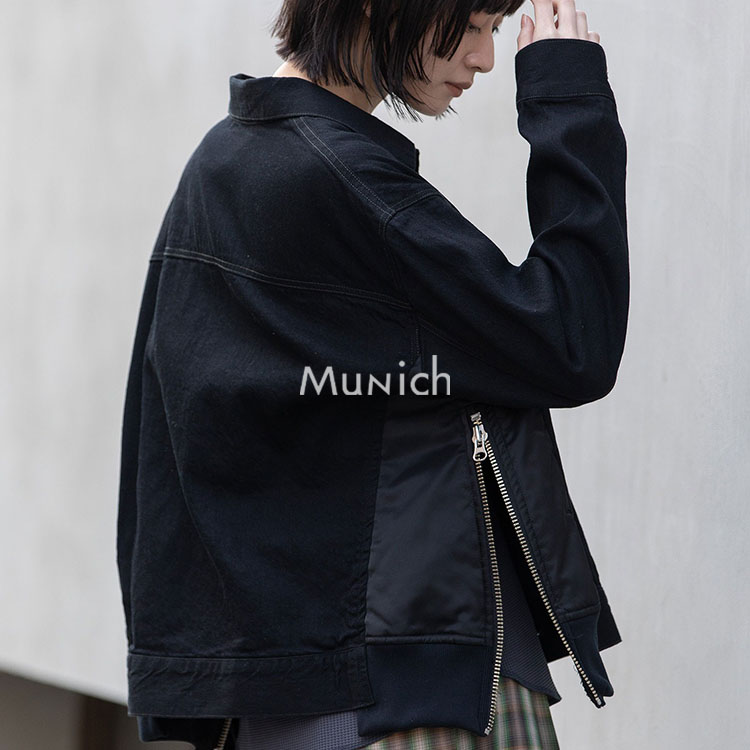 Munichi~[jbNj̃Vbvj[XuyDENIM Trucker JacketzlC̃fju]Љ܂Bv