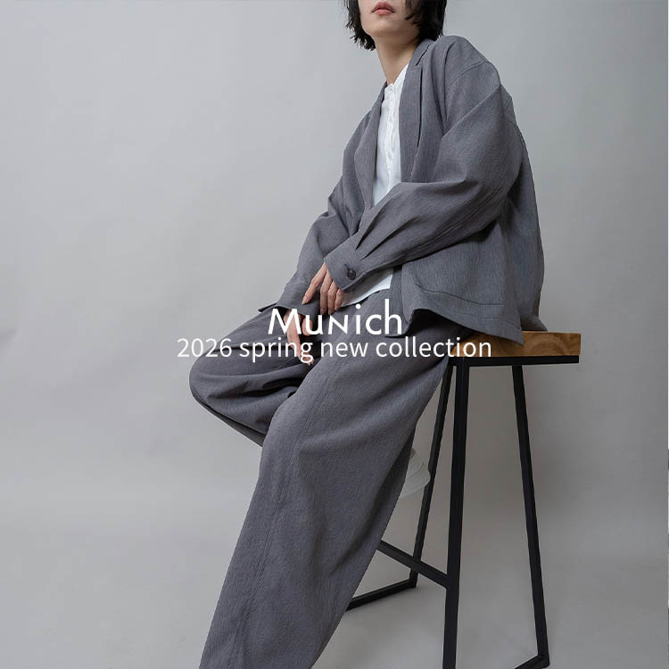 Munich�i�~���[�j�b�N�j�̃V���b�v�j���[�X�u�ySET UP�z�J�W���A���ȃe�[���W���P�b�g�ƃp���c�̃Z�b�g�A�b�v��Ă����Љ�܂��B�v