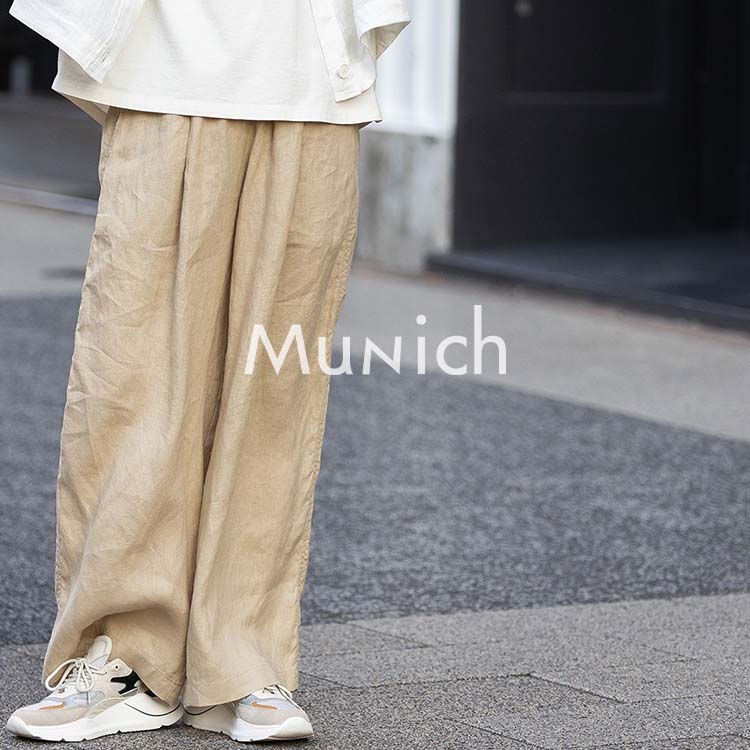 Munich�i�~���[�j�b�N�j�̃V���b�v�j���[�X�u�y�ǉ����YPANTS�z�Ăɑ劈��̍��@�\�f�ނ̒��y�ʁA�����p���c�����Љ�܂��B�v