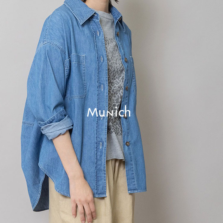 Munich�i�~���[�j�b�N�j�̃V���b�v�j���[�X�u�yDENIM shirt�z�H�D�Ƃ��Ă��g����ۂ݂̂���f�j���V���c�����Љ�܂��B�v