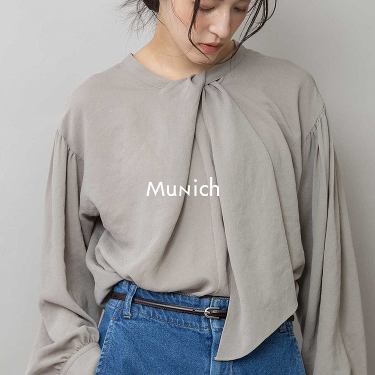 Munich�i�~���[�j�b�N�j�̃V���b�v�j���[�X�u�yBOW BLOUSE�zMunich�H�̐V��Bow�u���E�X�����Љ�܂��B�v