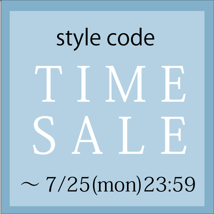 Style Code スタイルコードのトピックス タイムセール 本日まで Zozotown