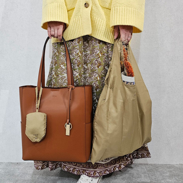 style code｜スタイルコードのトピックス「【 Ungrid 新商品 】エコバッグ付 ラージトートバッグ」 ZOZOTOWN