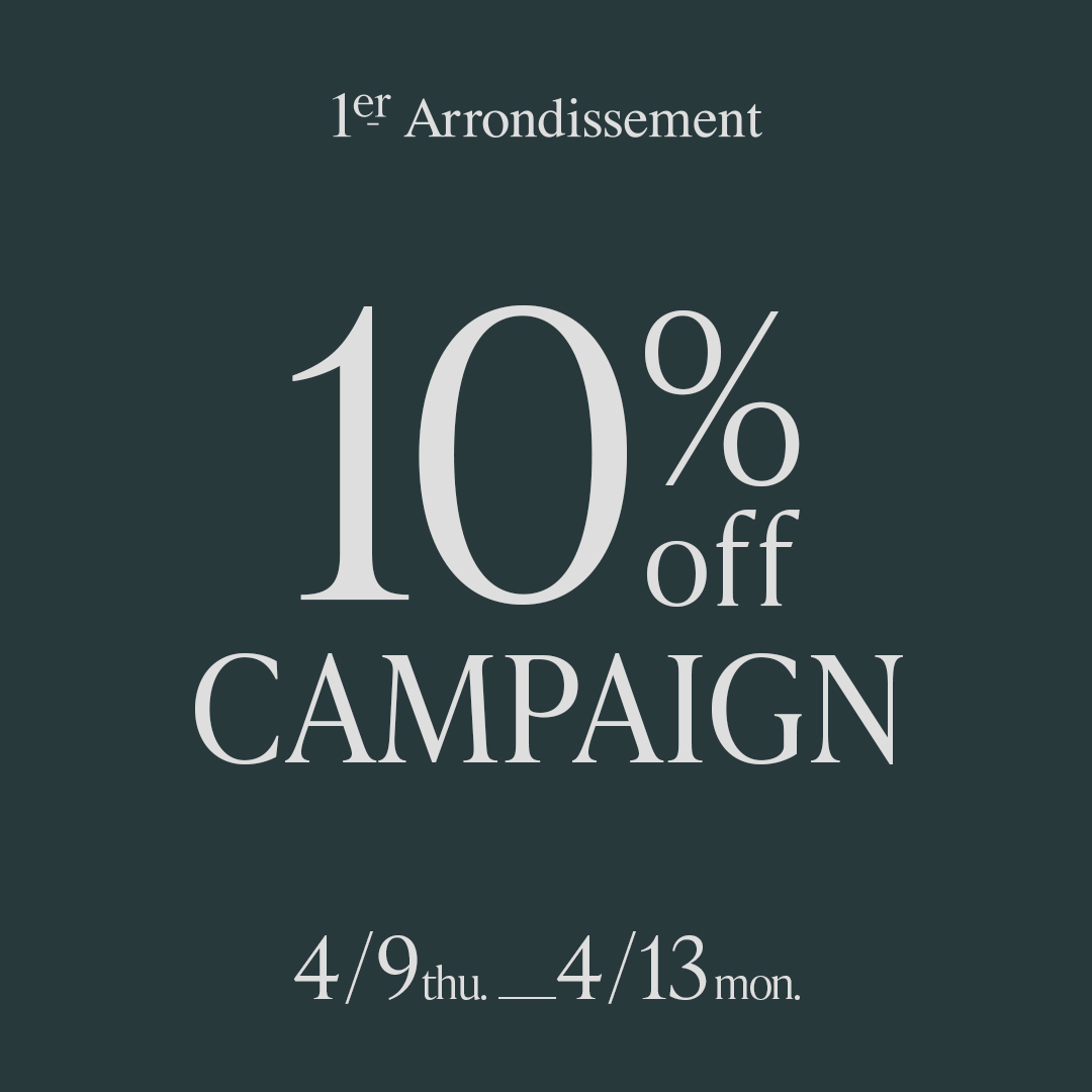 1er Arrondissement�i�v���~�G�@�A�����f�B�X�����j�̃V���b�v�j���[�X�u�y10��OFF�z�^�C���Z�[���J�Ò��v