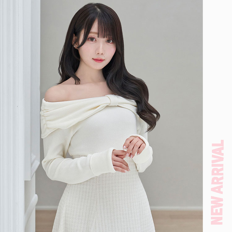 Logo jaquard knit（ニット/セーター）｜Rose Muse（ロゼミューズ）の