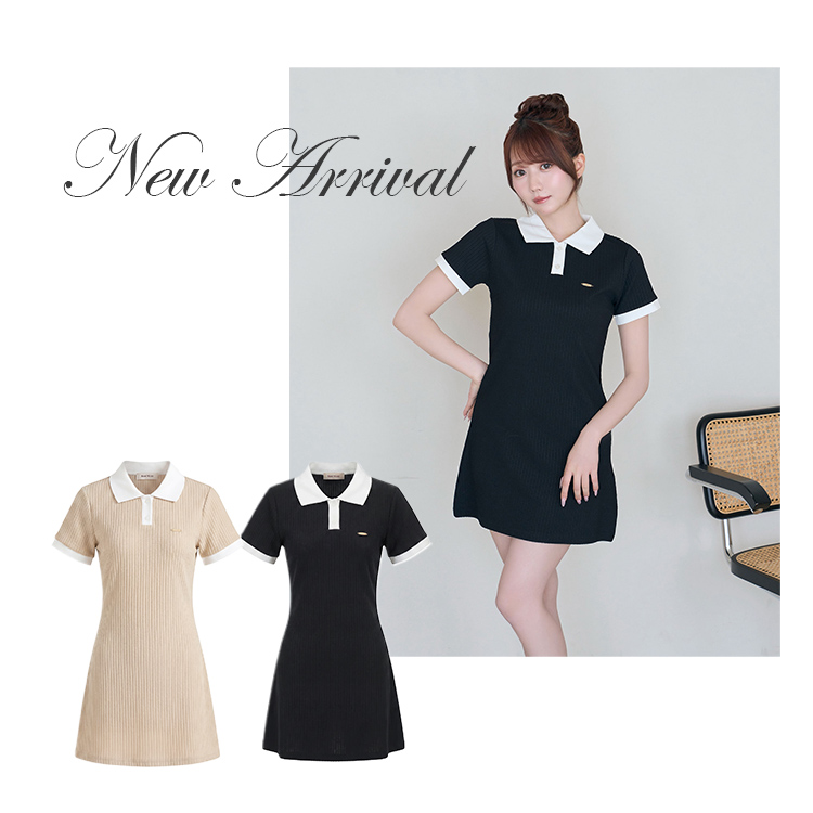 BUNNY APARTMENT�i�o�j�[�A�p�[�g�����g�j�̃V���b�v�j���[�X�u�yNEW!�zKnit sew polo op�v