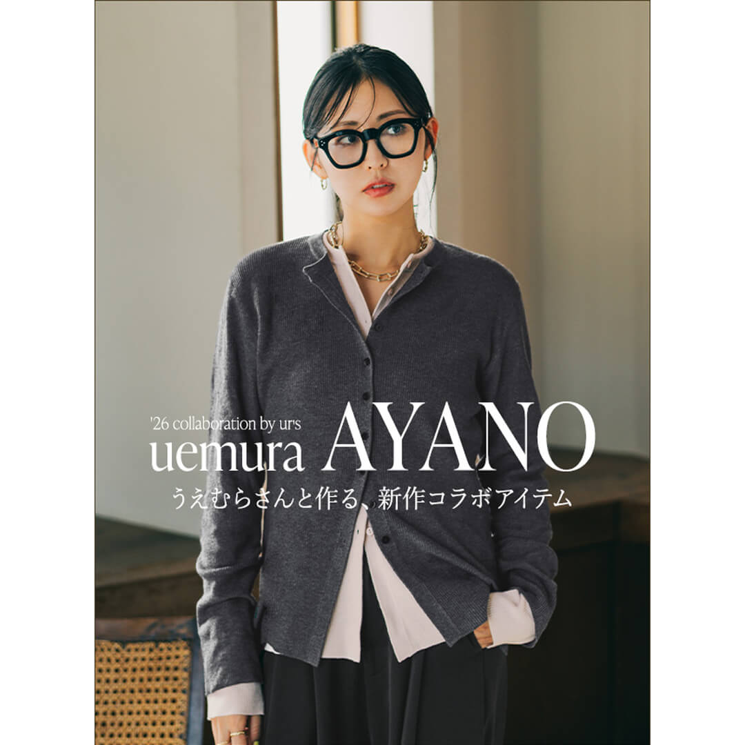 ur's�i���A�[�Y�j�̃V���b�v�j���[�X�u�y ur's �z '26collaboration uemura AYANO�v
