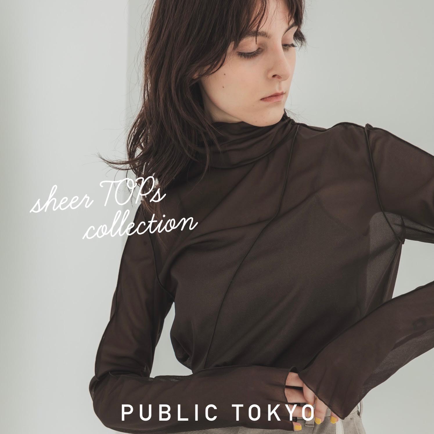 public Tokyo シアートップス - シャツ/ブラウス(七分/長袖)