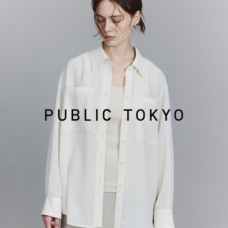 ターンバックバンドカラーシャツ（シャツ/ブラウス）｜PUBLIC TOKYO