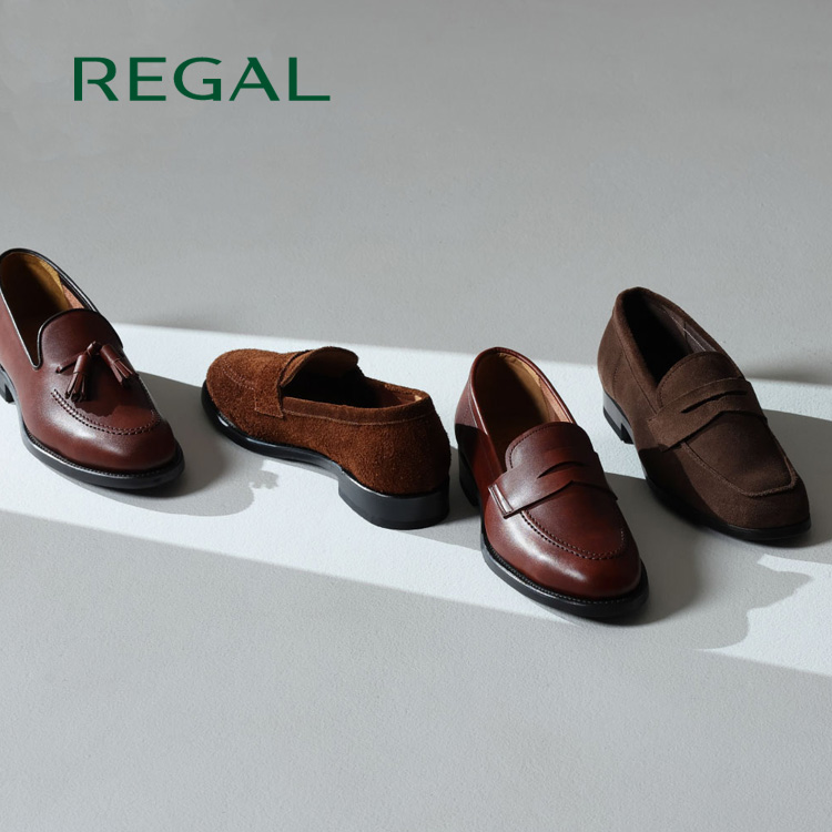 リーガルドレス 12GL スエード ローファー（ローファー）｜REGAL