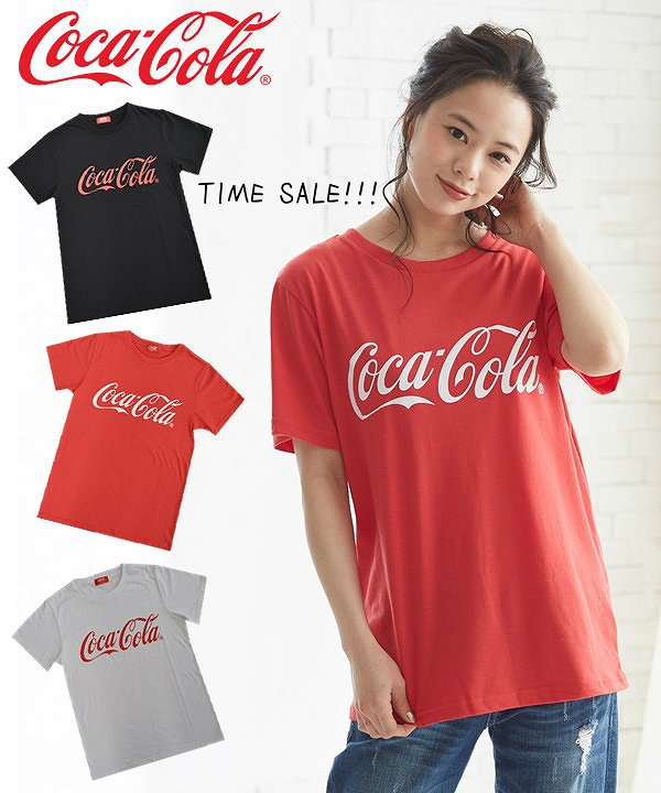 E Come イーカムのトピックス Time Sale コカ コーラの可愛いロゴtシャツ登場 Zozotown