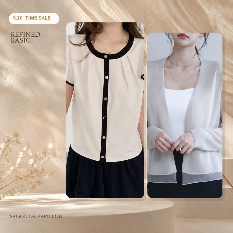 SAISON DE PAPILLON�i�Z�]�� �h �p�s�����j�̃V���b�v�j���[�X�u��i�x�[�V�b�N���X�V�bTIME SALE�v