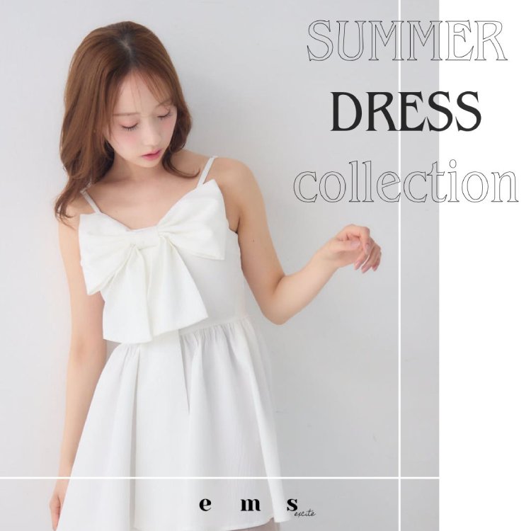 RETRO GIRL�i���g���K�[���j�̃V���b�v�j���[�X�u�yems excite�zSUMMER DRESS�v