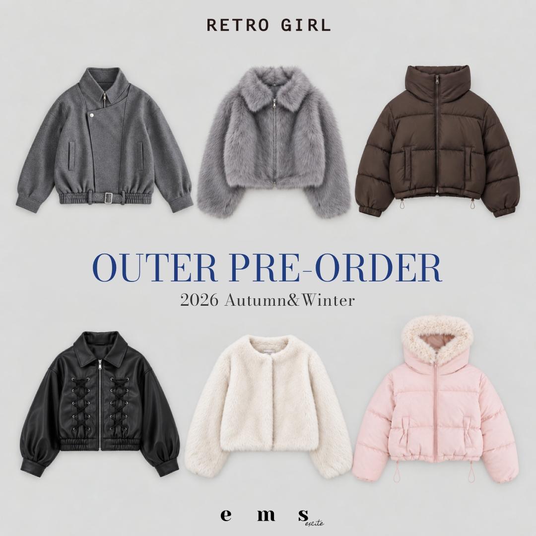 RETRO GIRL�i���g���K�[���j�̃V���b�v�j���[�X�u�yPRE-ORDER�z�V��A�E�^�[�\���t���I�I�v