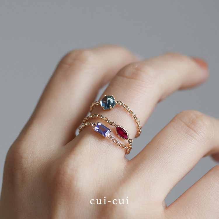 cui-cuiアイオライトリング cui-cui｜キュイキュイのトピックス「【New Arrival】指先を上品