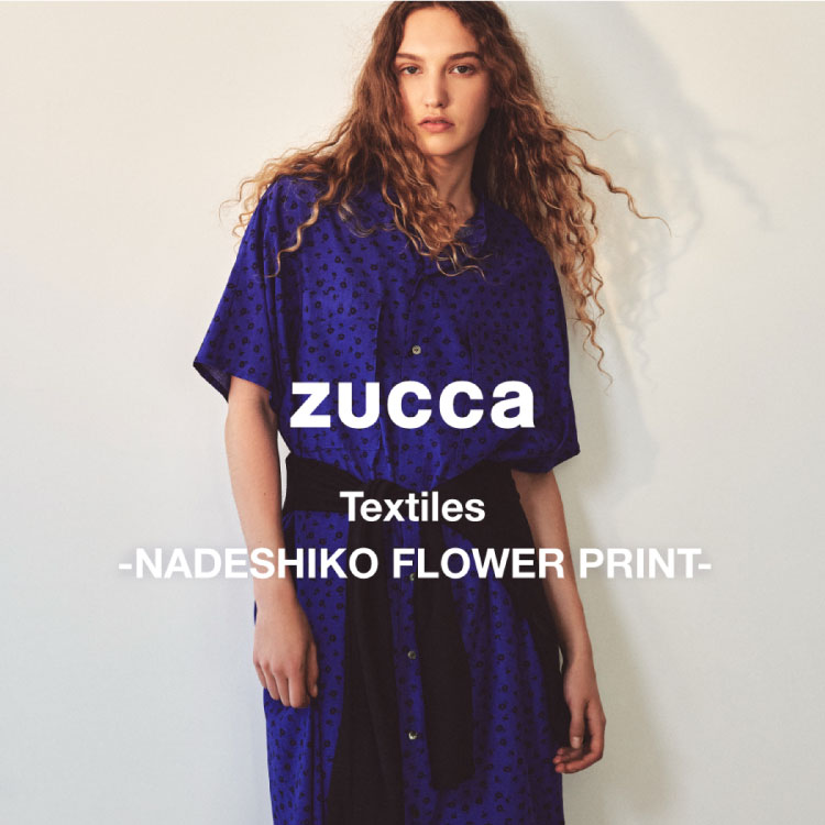 ZUCCa�i�Y�b�J�j�̃V���b�v�j���[�X�u�yZUCCa�zTextiles -NADESHIKO FLOWER PRINT-�v