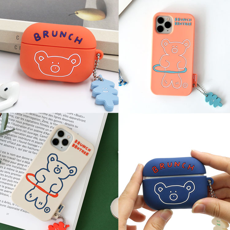 Mark S マークスのトピックス Brunch Brother ベアのイラストがかわいいスマホケース Airpodsケース Zozotown