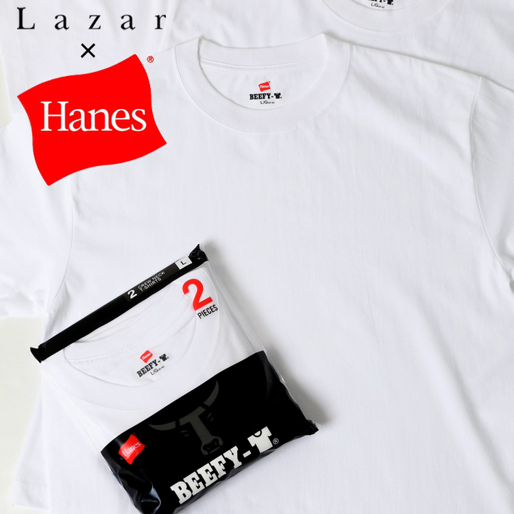 Lazar�i���U���j�̃V���b�v�j���[�X�uLazar �yHanes�z 2026SS �V�� �Ẵ^�tT�Ȃ�r�[�t�B�[���������߁� 2�p�b�NT�v