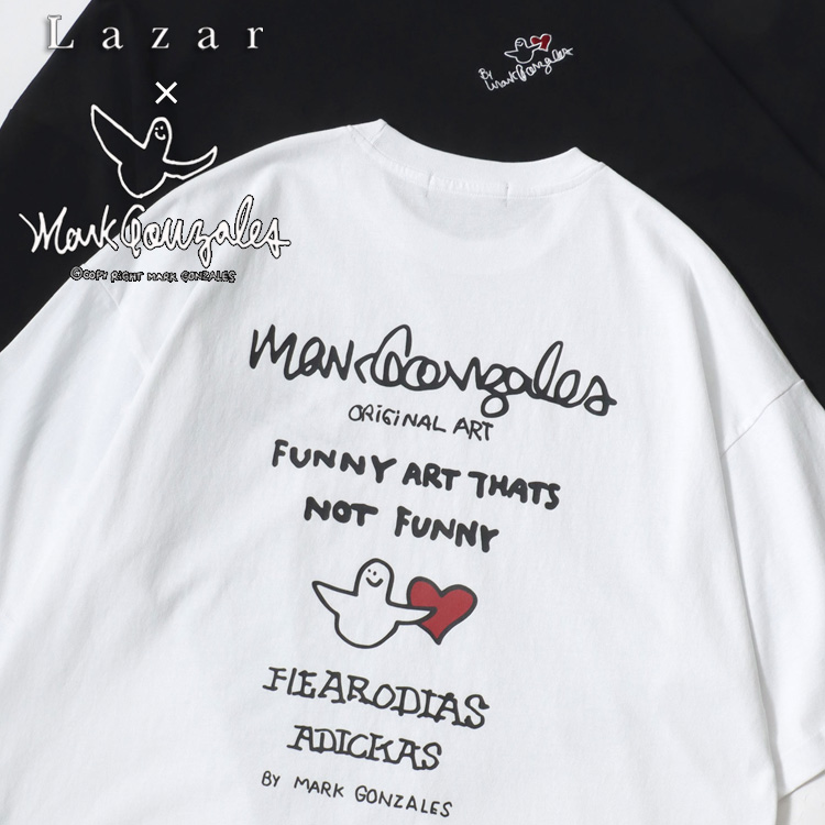 Lazar�i���U���j�̃V���b�v�j���[�X�uLazar �ʒ� �yMARK GONZALES�z 2026SS �o�b�N�v�����g�f���� �I�[�o�[�T�C�Y����T�V���c�v