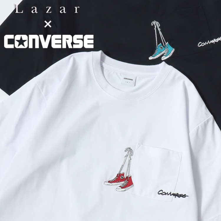 Lazar�i���U���j�̃V���b�v�j���[�X�uLazar �yCONVERSE�z 2026SS UV�J�b�g/�z�������@�\�t���� �|�P�b�g����T�V���c�v