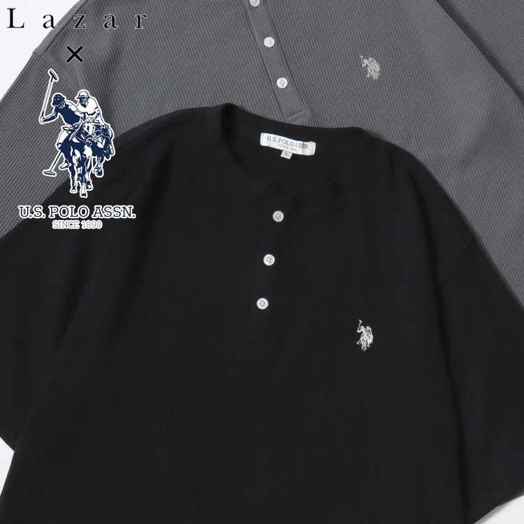 Lazar�i���U���j�̃V���b�v�j���[�X�uLazar �ʒ� �yU.S. POLO ASSN.�z 2026SS �g�����h�� ���b�t���w�����[�l�b�N����T�V���c�v