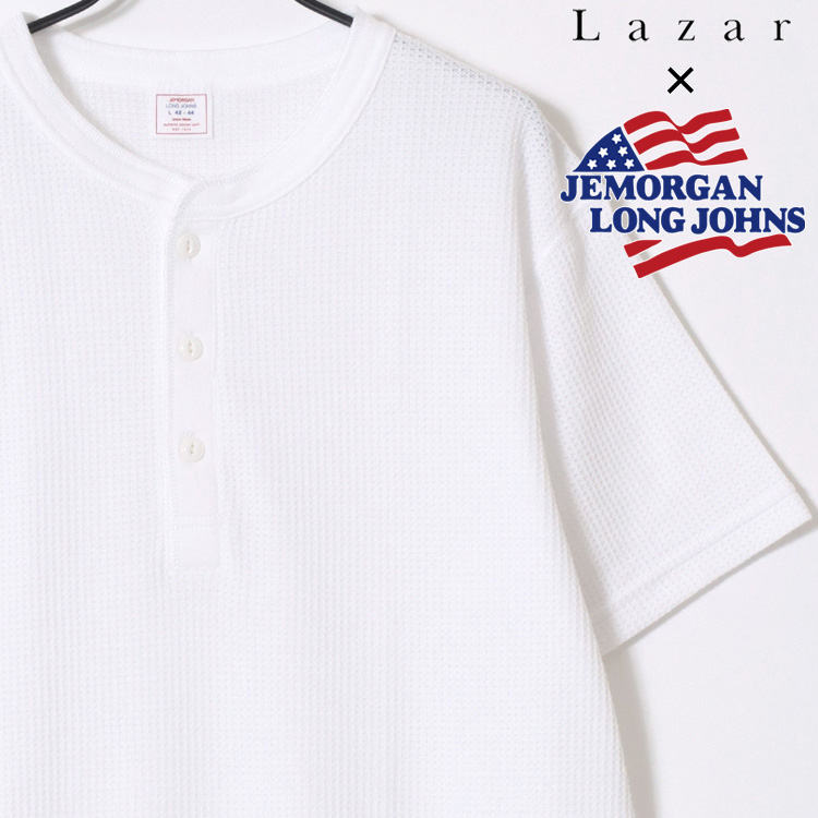 Lazar�i���U���j�̃V���b�v�j���[�X�uLazar �yJEMORGAN�z 2026SS �g�����h�� ���b�t���w�����[�l�b�N ����T�V���c�v