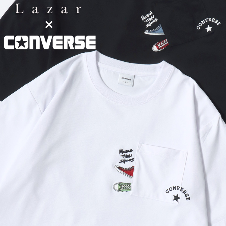 Lazar�i���U���j�̃V���b�v�j���[�X�uLazar �yCONVERSE�z 2026SS UV�J�b�g/�z�������@�\�t���� �|�P�b�g����T�V���c�v