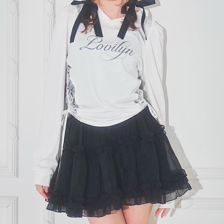 キラキラロゴガーリーゲームシャツ（Tシャツ/カットソー