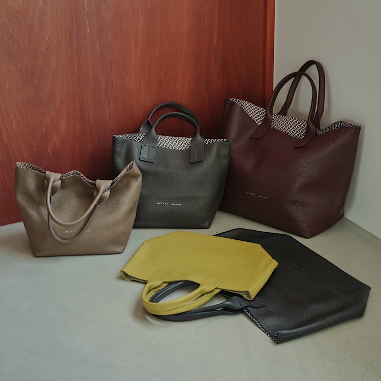 IACUCCI（イアクッチ）ロゴ　レザーバック イアクッチ IACUCCI ベラール トートバッグ ショルダー 2WAY