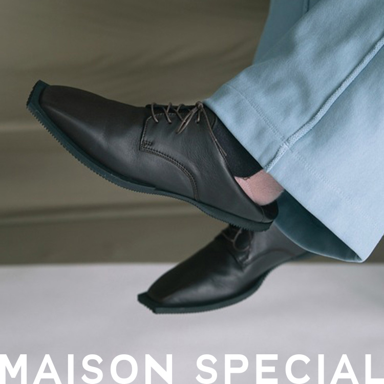 MAISON SPECIAL�i���]�� �X�y�V�����j�̃V���b�v�j���[�X�u�X���b�p�𗚂��悤�Ƀ��t�Ɏ�������A��i�����Y��Ȃ����U�[�V���[�Y�I�v