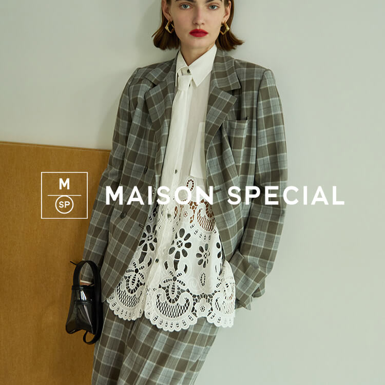 MAISON SPECIAL�i���]�� �X�y�V�����j�̃V���b�v�j���[�X�u�V���ɂȂ�ɂ����ꂢ�Ȍ����ڂ�keep�����2Way�W���P�b�g�v