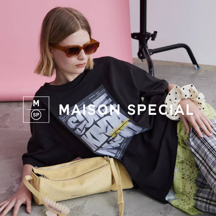 MAISON SPECIAL�i���]�� �X�y�V�����j�̃V���b�v�j���[�X�u�t�H�g�ƃ^�C�|�O���t�B���d�Ȃ荇���f�U�C���̓X�^�C���ɉ��s���𐶂ݏo���A1���Ń��[�h�ȑ��݊�����v