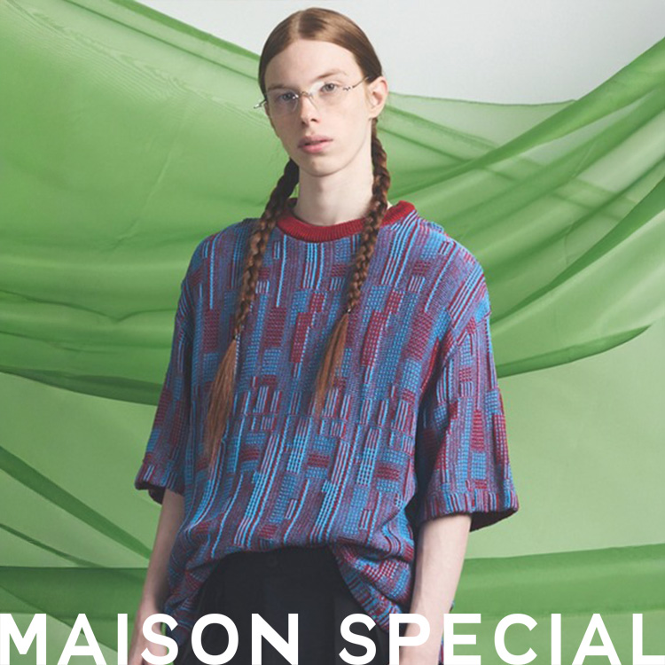 MAISON SPECIAL�i���]�� �X�y�V�����j�̃V���b�v�j���[�X�u�X�^�C�����O�ɉ��s���Ɣ�������^����f�U�C�����̍����ꒅ�𐥔񃏁[�h���[�u�̑���͂ɁI�v