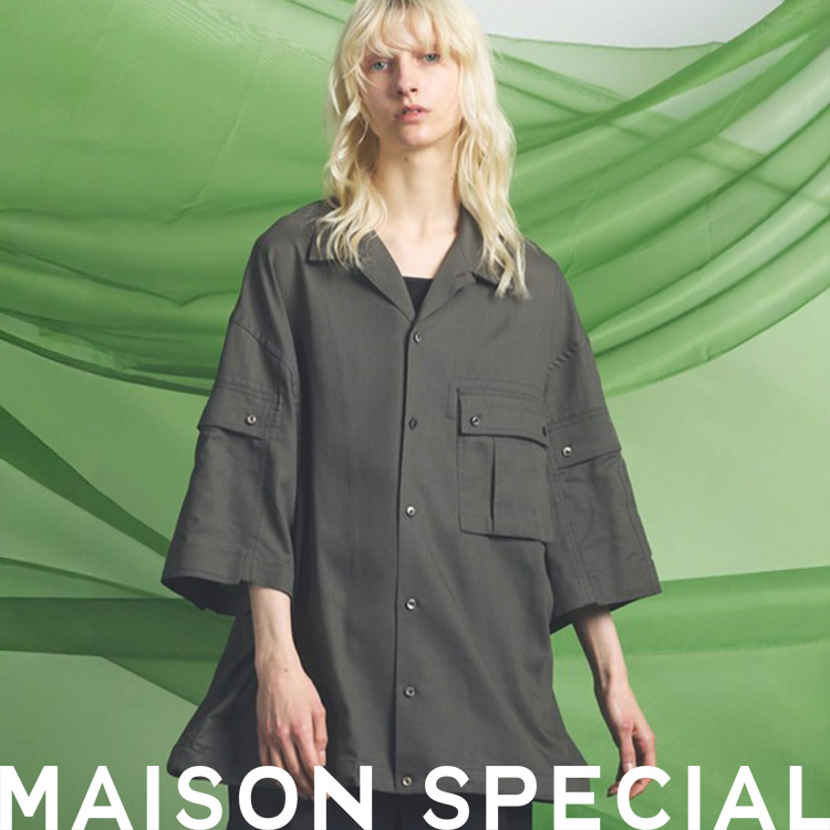 MAISON SPECIAL�i���]�� �X�y�V�����j�̃V���b�v�j���[�X�u�ӏ��I�ȃ|�P�b�g�f�U�C�����A�X�^�C�����O�̃��C���ɂȂ�C���p�N�g��^����I�[�v���J���[�V���c�B�v