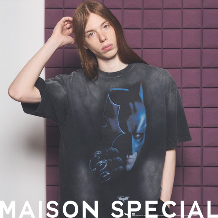 MAISON SPECIAL�i���]�� �X�y�V�����j�̃V���b�v�j���[�X�u�_�[�N�i�C�g ���A�A�C�R�j�b�N�ȃL�����N�^�[�̃O���t�B�b�N���v�����g����T�V���c���o��I�v