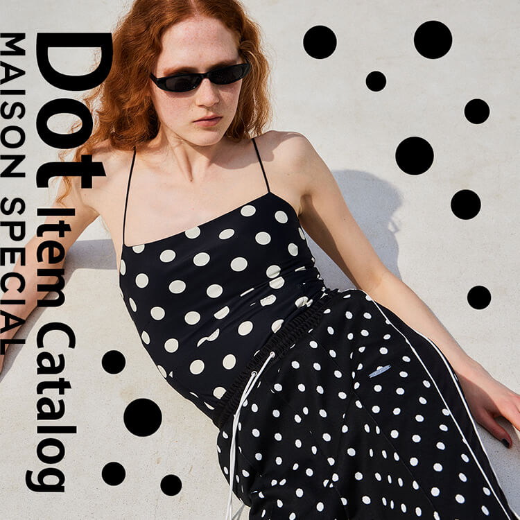 Sheer Dot Layered Tops / シアードットレイヤードトップス（Tシャツ