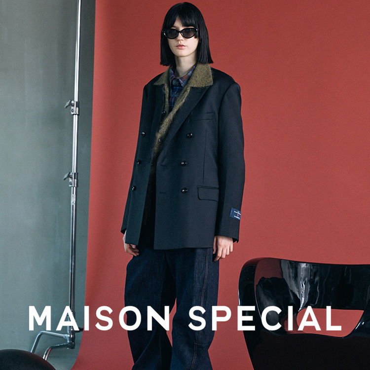 MAISON SPECIAL�i���]�� �X�y�V�����j�̃V���b�v�j���[�X�uErmenegildo Zegna�Ђ̐��n���g�p�����_�u���u���X�g�e�[���[�h�W���P�b�g�v