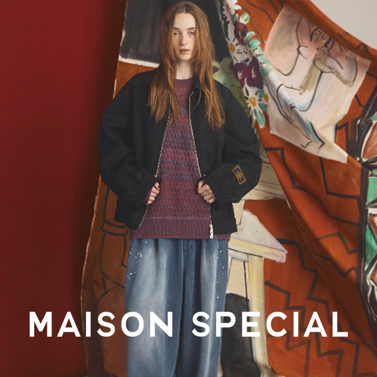 MAISON SPECIAL�i���]�� �X�y�V�����j�̃V���b�v�j���[�X�uMAISON SPECIA�I���W�i����4�F�V�����u���[�E�[�����g�p�����X�|�[�c�W���P�b�g�v