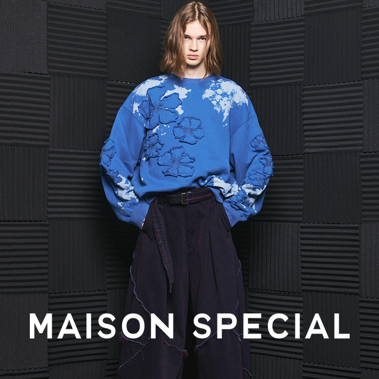 MAISON SPECIAL�i���]�� �X�y�V�����j�̃V���b�v�j���[�X�u���̊��̂���؂₩�ȃt�����[�p�b�`�X�E�F�b�g�v
