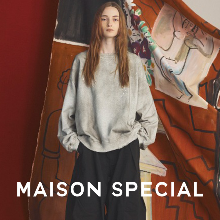 MAISON SPECIAL�i���]�� �X�y�V�����j�̃V���b�v�j���[�X�u�g���Â��ꂽ�悤�ȃ��B���e�[�W���H�����͋C���_�̃X�E�F�b�g�g�b�v�X�v