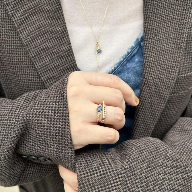 アガット スタックリング 水っぽ 