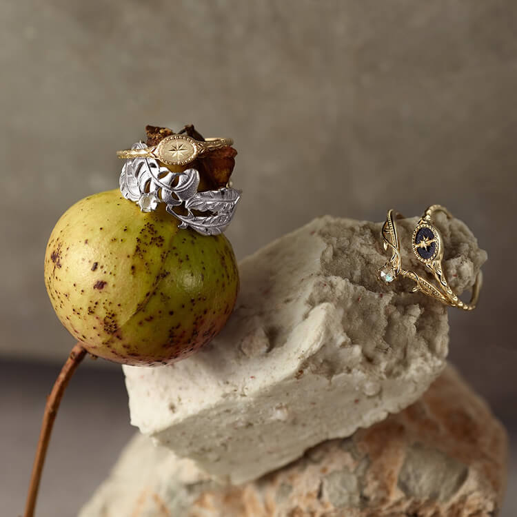 k10 リング　トパーズ　agete など Limited Edition》K10／シルバートパーズセットリング｜リング